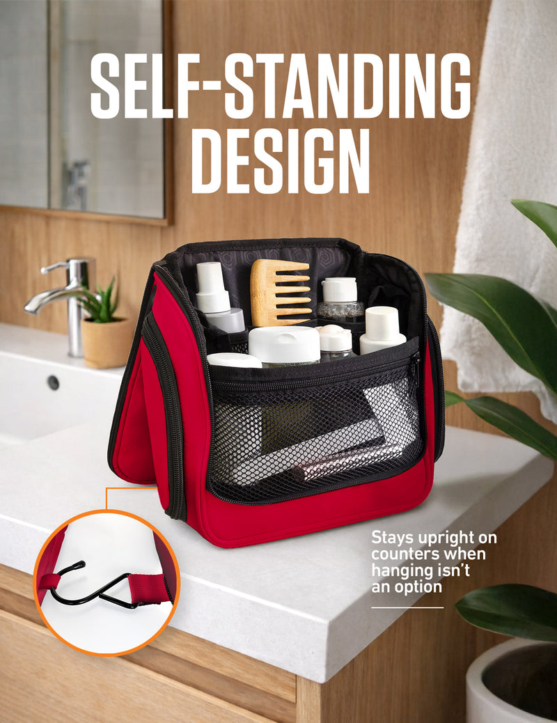 Load image into Gallery viewer, Hanging Travel Toiletry Bag
