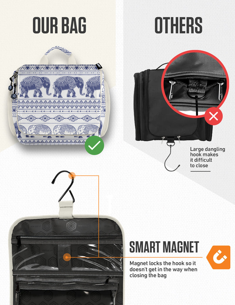 Load image into Gallery viewer, Hanging Travel Toiletry Bag
