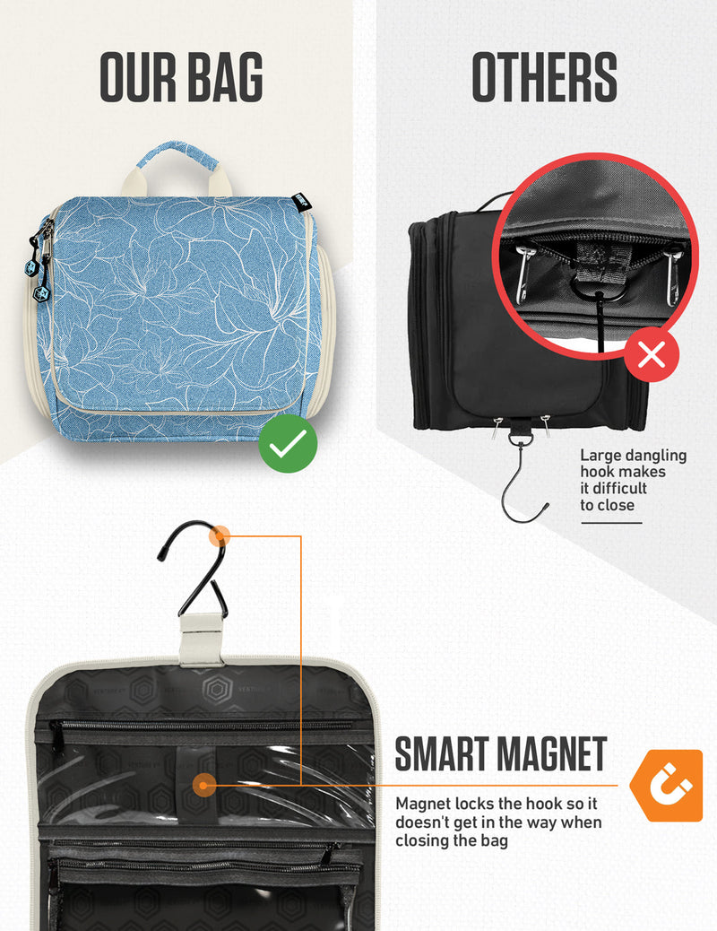 Load image into Gallery viewer, Hanging Travel Toiletry Bag

