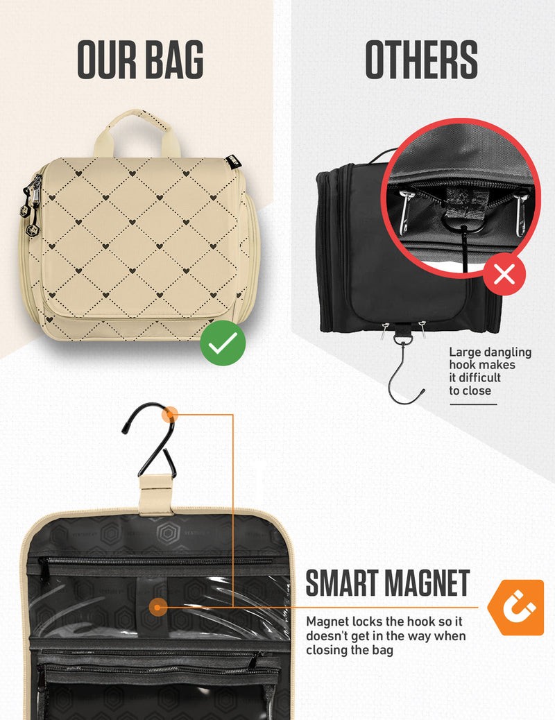 Load image into Gallery viewer, Hanging Travel Toiletry Bag
