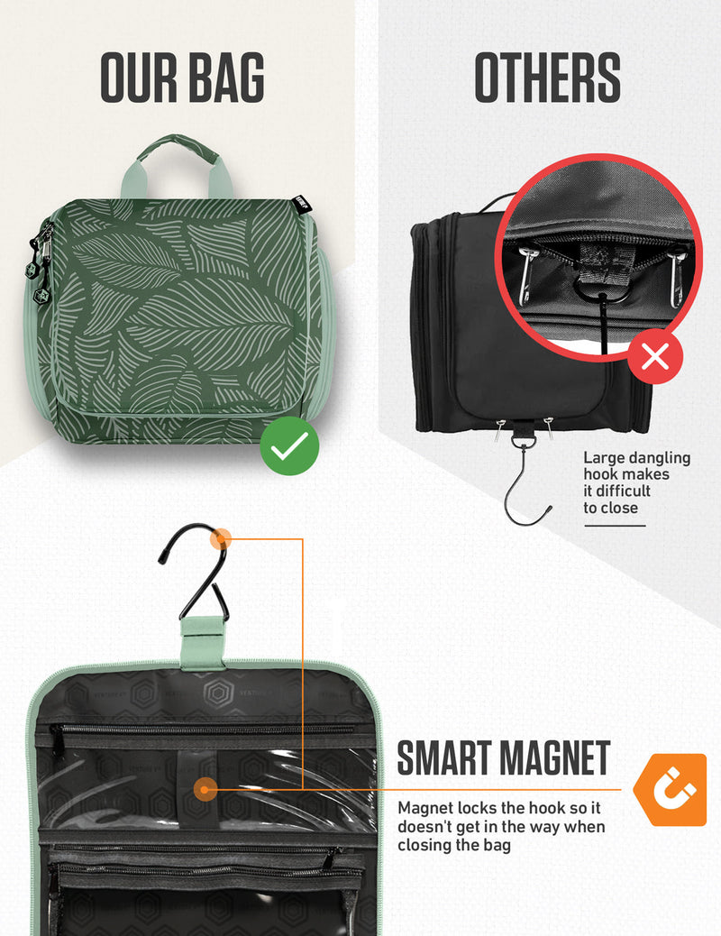 Load image into Gallery viewer, Hanging Travel Toiletry Bag
