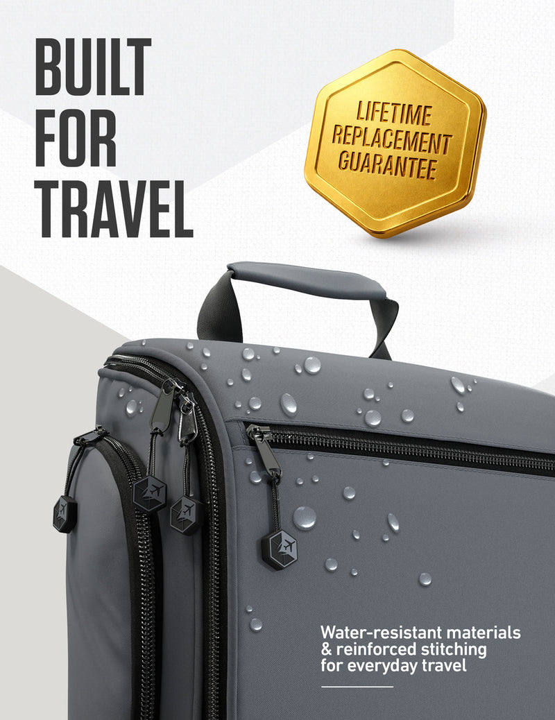 Load image into Gallery viewer, Hanging Travel Toiletry Bag
