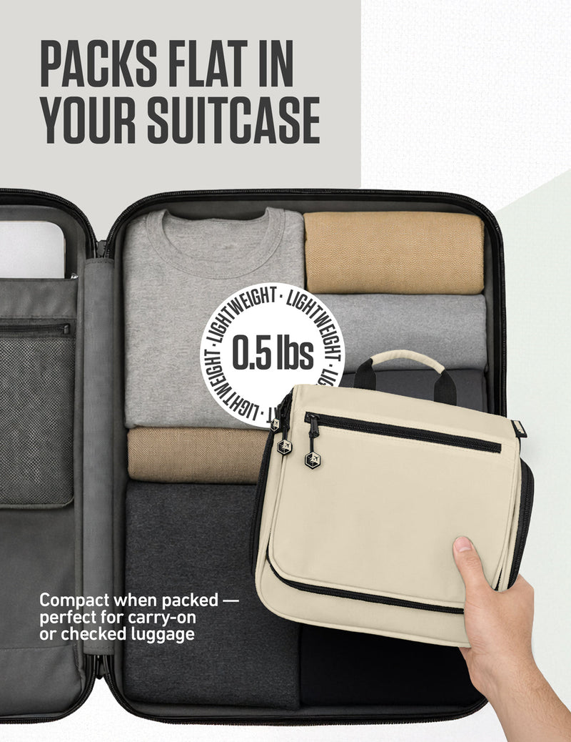 Load image into Gallery viewer, Hanging Travel Toiletry Bag
