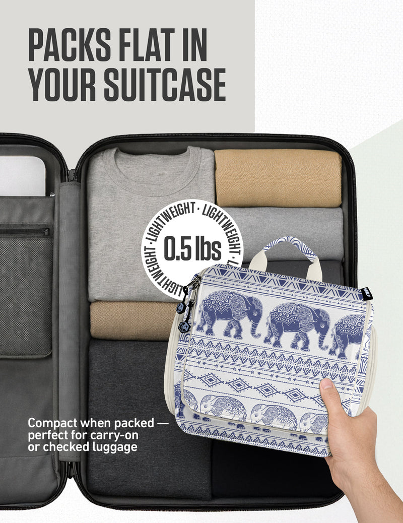 Load image into Gallery viewer, Hanging Travel Toiletry Bag
