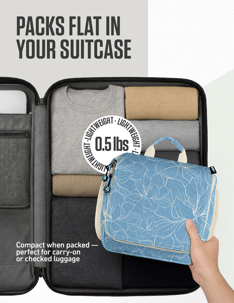 Load image into Gallery viewer, Hanging Travel Toiletry Bag
