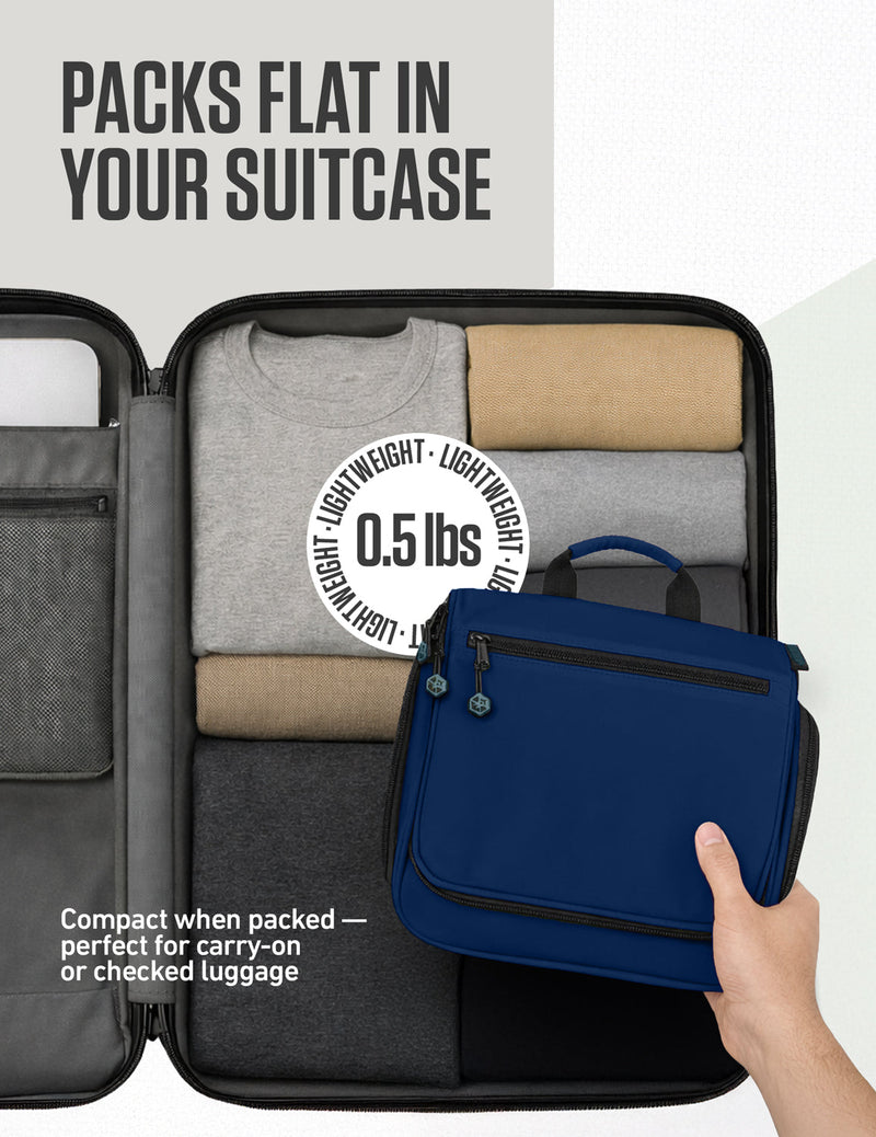 Load image into Gallery viewer, Hanging Travel Toiletry Bag
