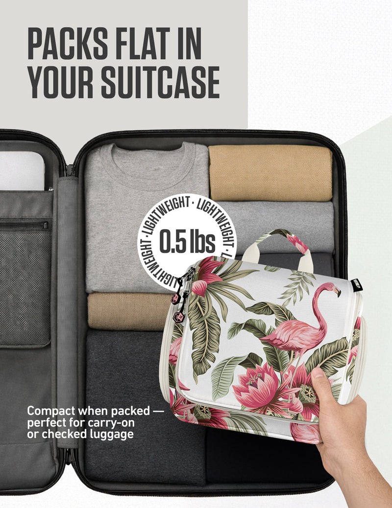Load image into Gallery viewer, Hanging Travel Toiletry Bag
