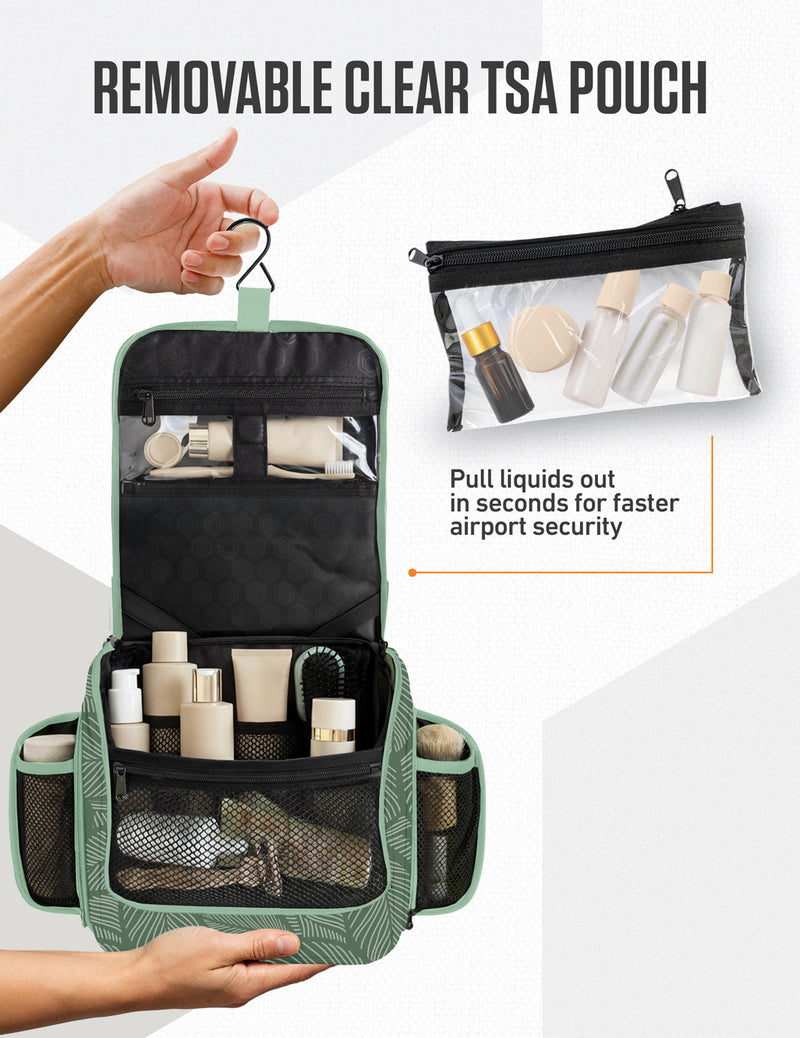 Load image into Gallery viewer, Hanging Travel Toiletry Bag
