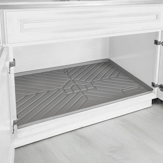 SMARTLINER HOME™ Under Sink Cabinet Kitchen Mats Compatible With Standard Kitchen Cabinets 22.5