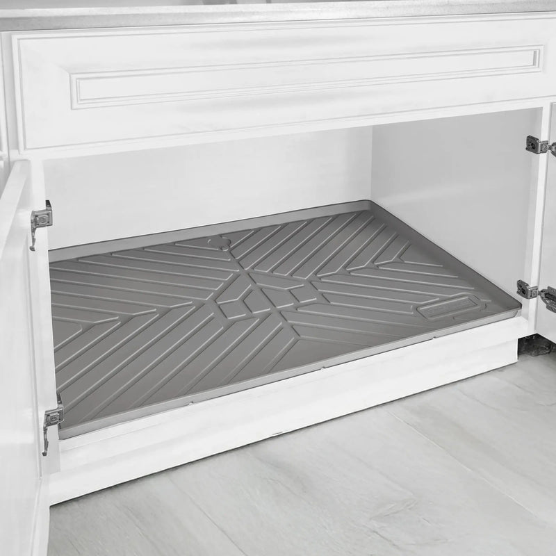 Load image into Gallery viewer, SMARTLINER HOME™ Under Sink Cabinet Kitchen Mats Compatible With Standard Kitchen Cabinets 22.5" x 28.5"
