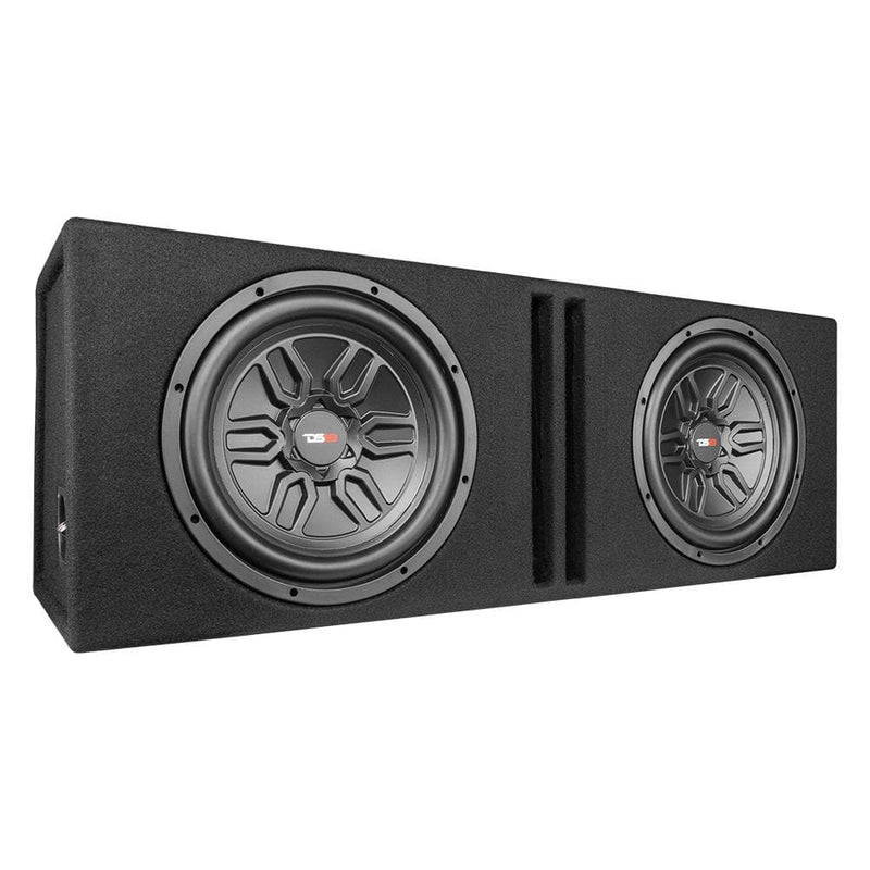 Load image into Gallery viewer, Bass Package 2 X SLC-MD12 In a Ported Box with S-1500.1/RD Amplifier and 4-GA Amp Kit 250 Watts Rms
