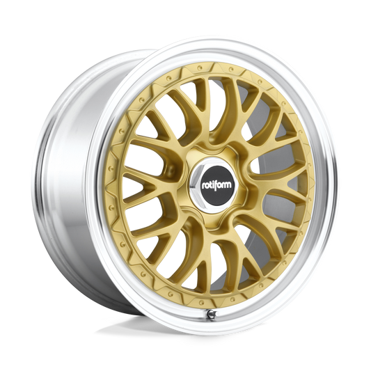 Rotiform Matte Gold Machined