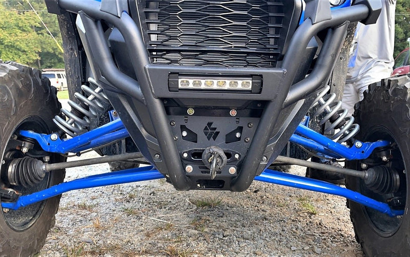 Load image into Gallery viewer, L&amp;W Fab Winch Mount for Kawasaki KRX 1000
