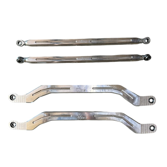L&W Fab Adjustable High Clearance Radius Rods for RZR Turbo S