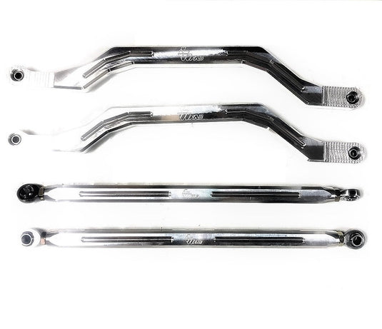 L&W Fab Adjustable High Clearance Radius Rods for RZR Turbo S