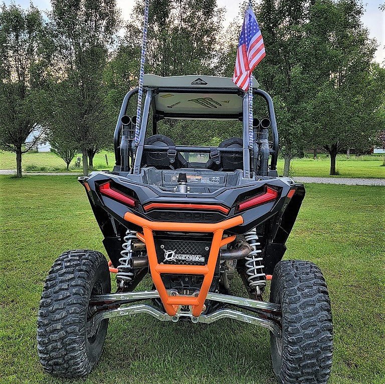 Load image into Gallery viewer, L&amp;W Fab Rear Race Style Bumper for RZR Turbo S
