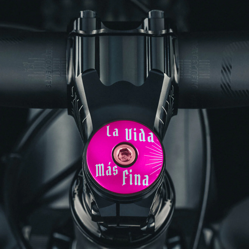 Load image into Gallery viewer, La Vida Más Fina - Bicycle Headset Cap
