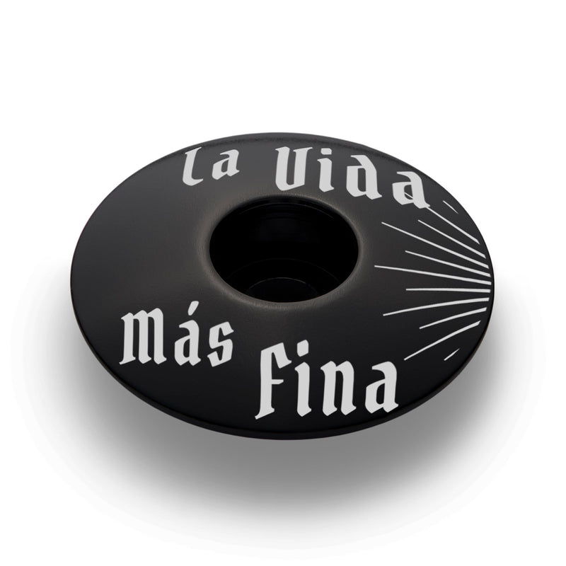 Load image into Gallery viewer, La Vida Más Fina - Bicycle Headset Cap
