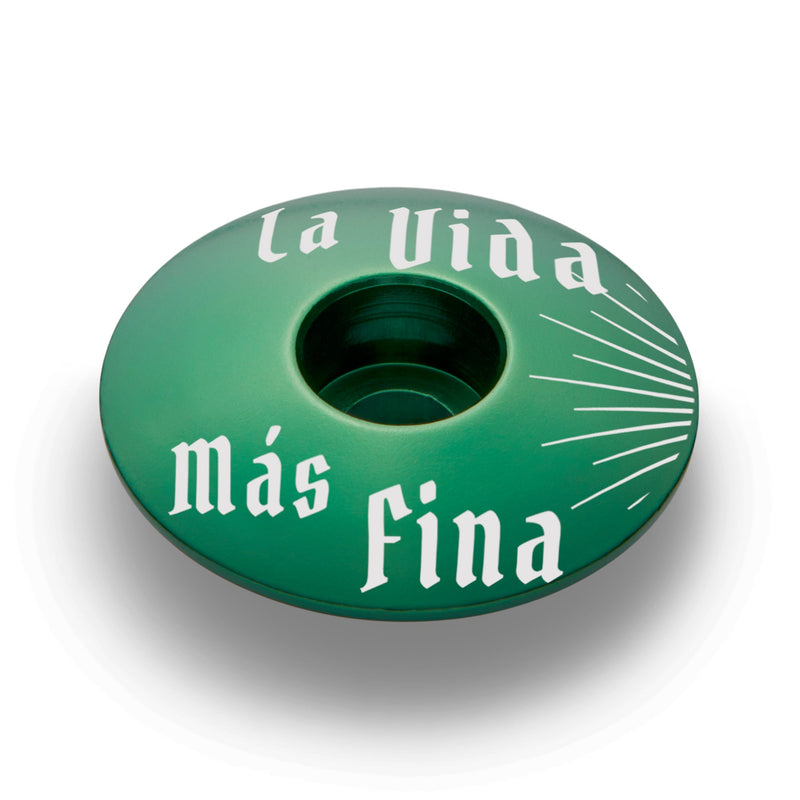 Load image into Gallery viewer, La Vida Más Fina - Bicycle Headset Cap
