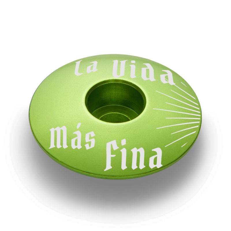 Load image into Gallery viewer, La Vida Más Fina - Bicycle Headset Cap
