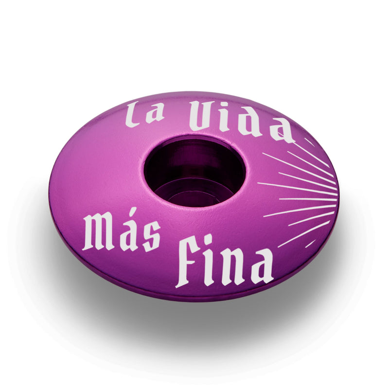 Load image into Gallery viewer, La Vida Más Fina - Bicycle Headset Cap
