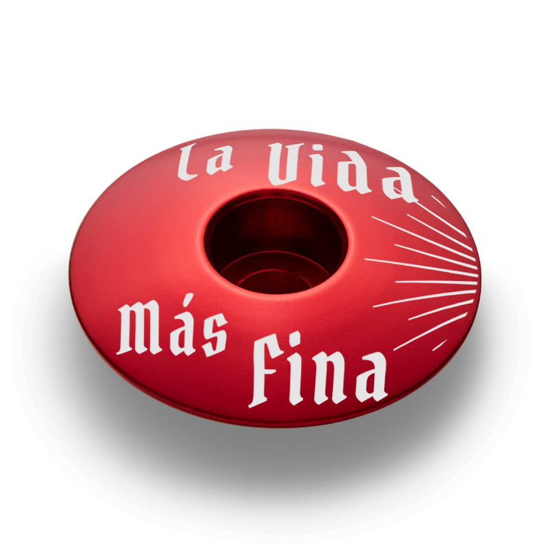 Load image into Gallery viewer, La Vida Más Fina - Bicycle Headset Cap
