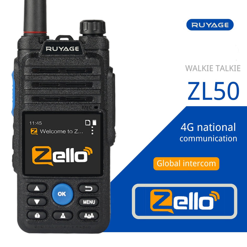 Load image into Gallery viewer, Ruyage ZL50 Zello Push-to-Talk 4G LTE Long Range PoC Radio
