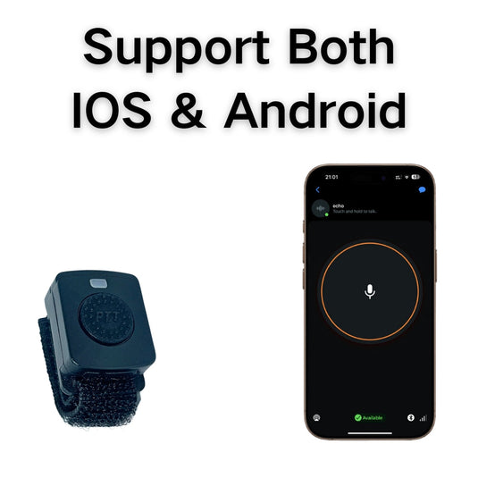 Ruyage Bluetooth PTT Transmit Button for Zello Walkie Talkie App