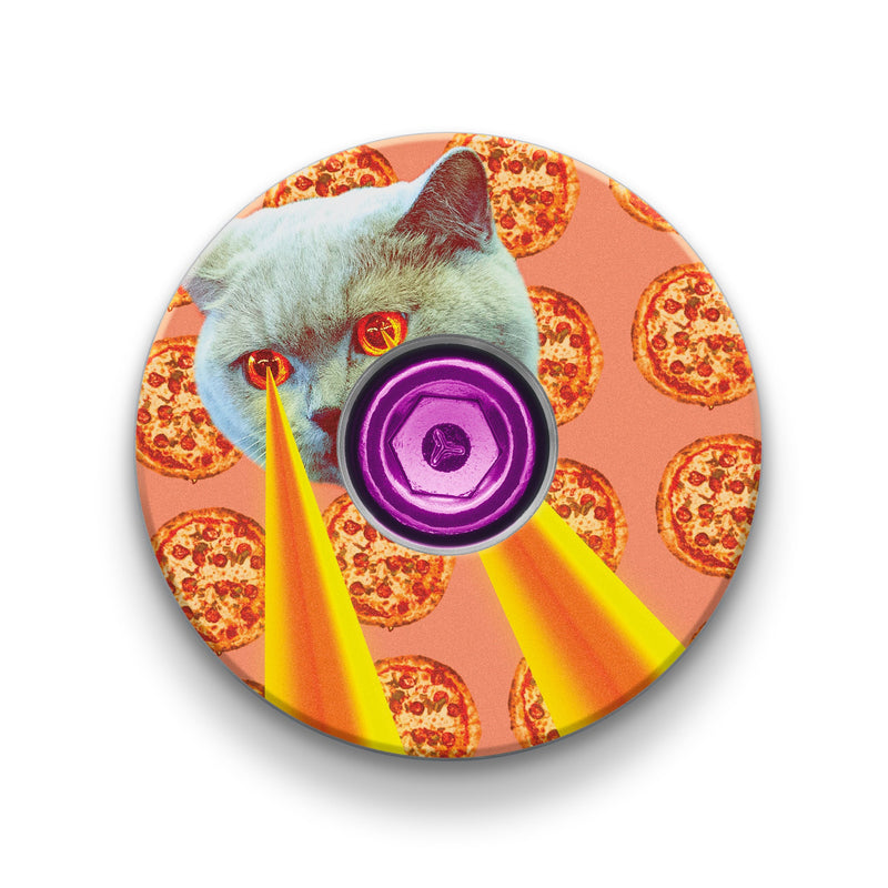 Load image into Gallery viewer, Feline Fine Pie in the Sky Custom Bicycle Headset Cap
