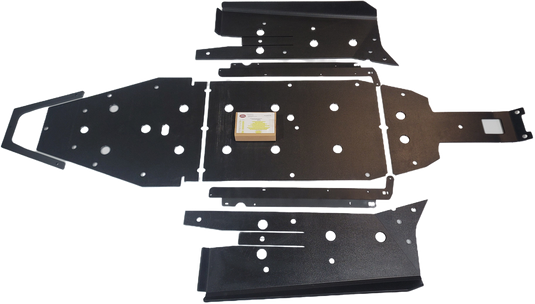 Trail Armor Polaris RZR XP PRO Full Skids with Integrated Sliders or Trimmed for Extreme Kick Out Nerf Sliders 2020 - 2025