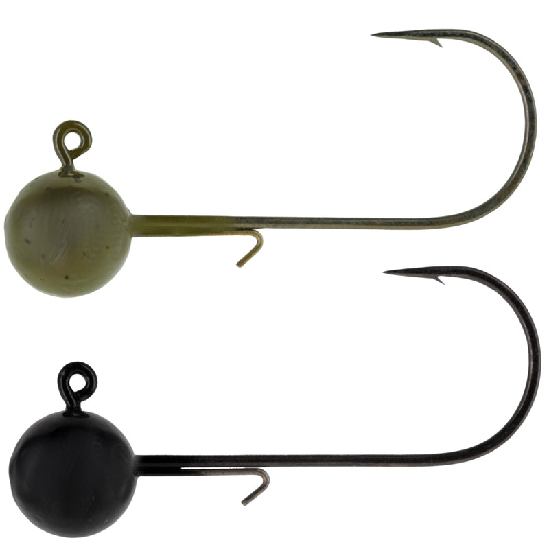 Load image into Gallery viewer, Reaction Tackle Lead Ball Jigs (10-Pack) – Premium Round Jig Heads for Stick Baits
