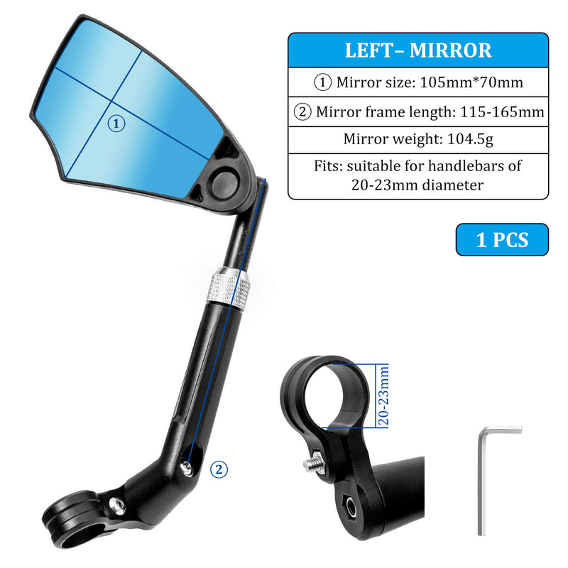 Load image into Gallery viewer, Handlebar Bike Mirror
