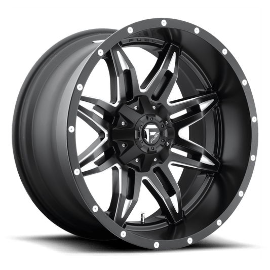 Fuel 1 Pc D567 Lethal Matte Black Milled