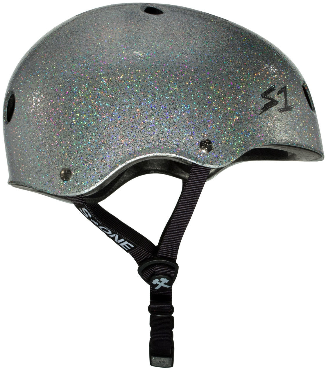 S1 Lifer Helmet - Silver Gloss Glitter