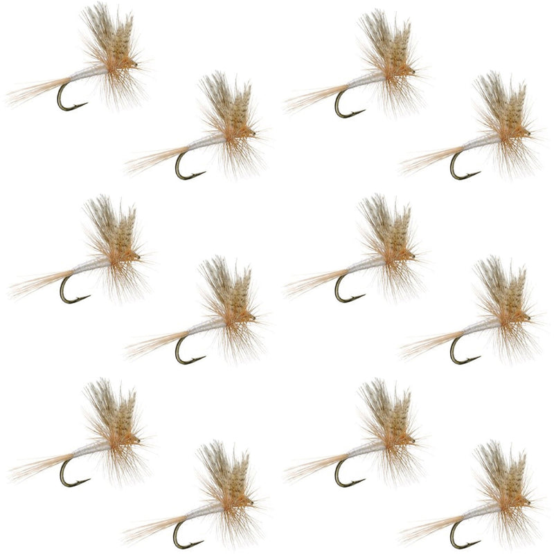 Load image into Gallery viewer, Light Cahill Classic Trout Dry Fly Fishing Fly - 1 Dozen Flies Size 12
