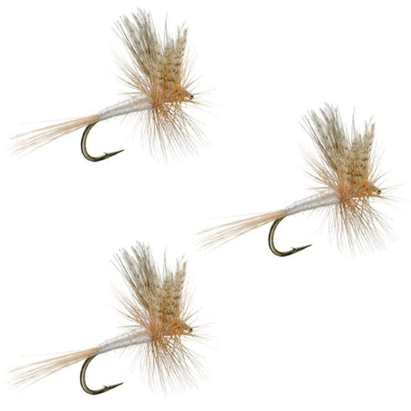 Load image into Gallery viewer, 3 Pack Light Cahill Classic Trout Dry Fly Fishing Fly - Hook Size 12

