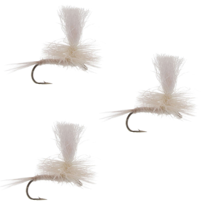Load image into Gallery viewer, 3 Pack Parachute Light Cahill Classic Trout Dry Fly Fishing Fly - Hook Size 16
