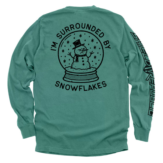 I'm Surrounded by Snowflakes Snowglobe