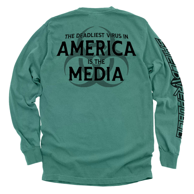 Load image into Gallery viewer, The Deadliest Virus in America is the Media (Black)
