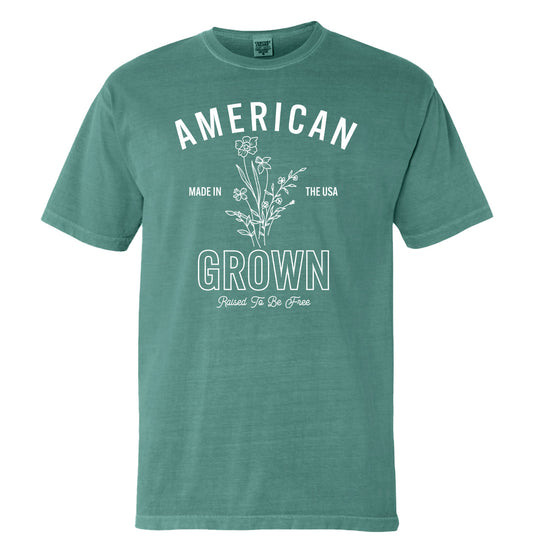 American Grown Raised To Be Free (Front)