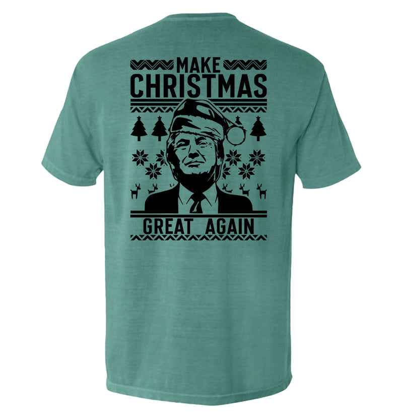 Load image into Gallery viewer, Make Christmas Great Again Trump Sweater Print
