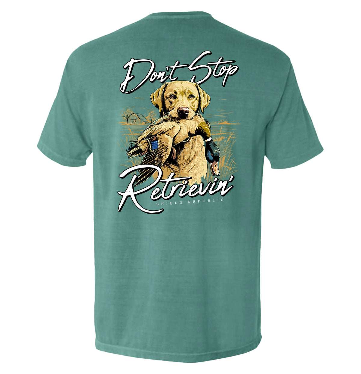 Don't Stop Retrievin Yellow Lab - Skoutley Outdoors LLC
