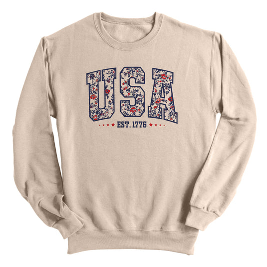 USA Floral Est 1776 (Front)