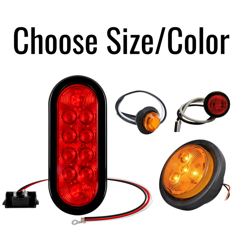 Load image into Gallery viewer, LED Trailer Lights (Choose Size/Color)
