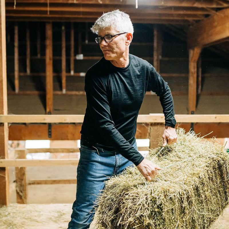 Load image into Gallery viewer, Lightweight Men's Wool Crew - 100% Merino Wool
