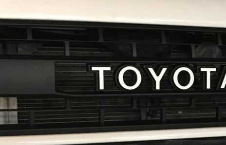 Load image into Gallery viewer, Premium Cast Vinyl Decal Letter Inlays for 2015-2026 Tacoma TRD PRO Grille
