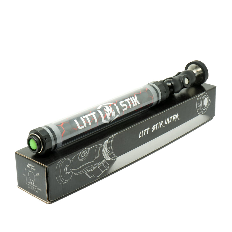 Load image into Gallery viewer, led multi use flashlight waterproof power bank rechargeable 400+ lumen output mountable with glow in the dark button flashlight by litt industries
