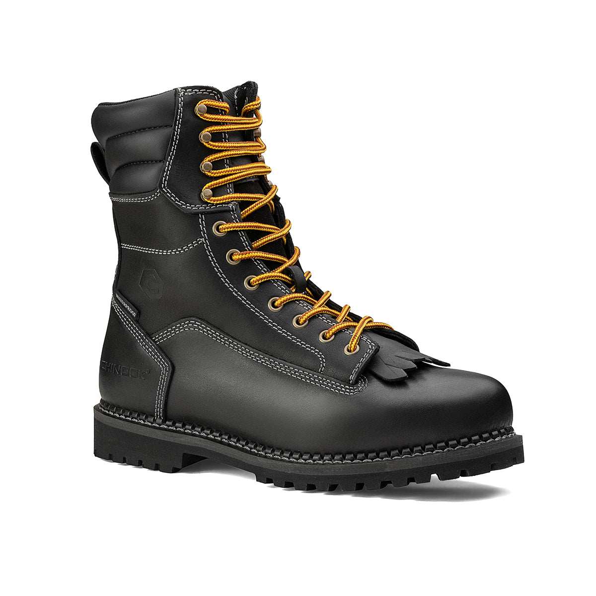 Logger 8” Men’s Waterproof Work Boot for Men - Black - Skoutley Outdoors LLC