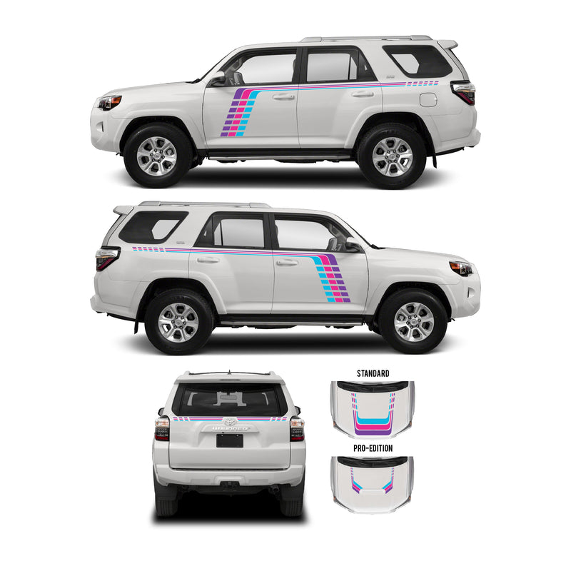 Load image into Gallery viewer, 2010-2024 4Runner Checkered Stripe Kit
