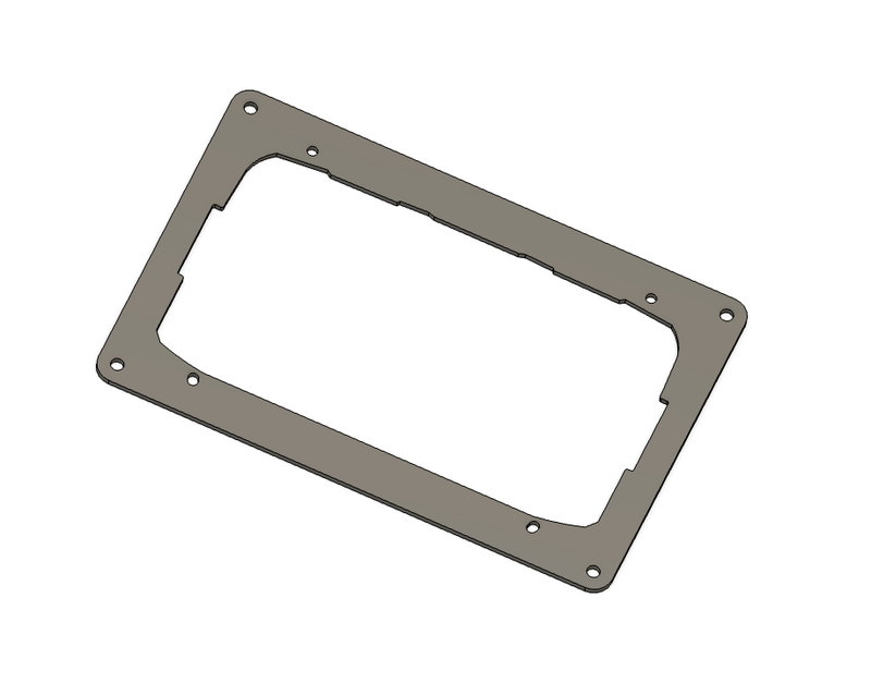 Load image into Gallery viewer, Flush Dash Mount Plate for Lowrance Elite FS9 – 12GA Aluminum
